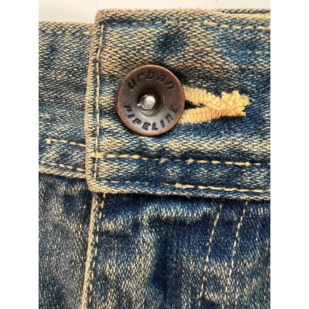 Urban Pipeline Boys Carpenter Jeans‎ Sz 18R Blue Cotton Stone Wash W30 L29 NWT